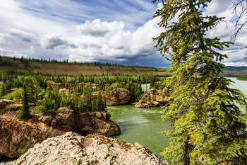 Northern Canada Spiritual Events - River running through Northern Canada